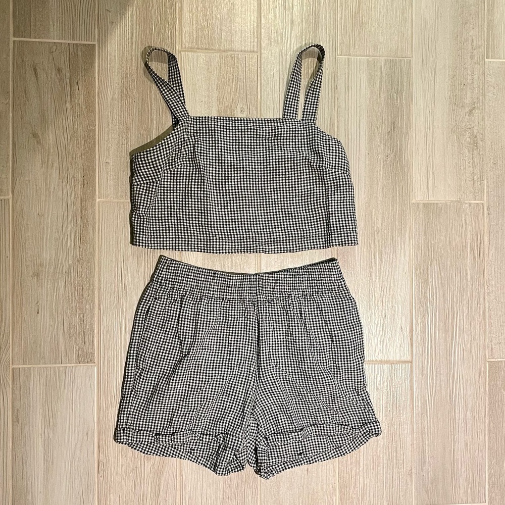 United By Blue Gingham Tank Set